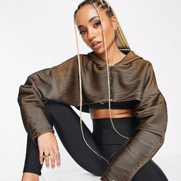 Nike Jordan 23 Engineered Cropped Jacket DQ4535-010-Women's Size XL-MSRP$120 NEW - Picture 7 of 8